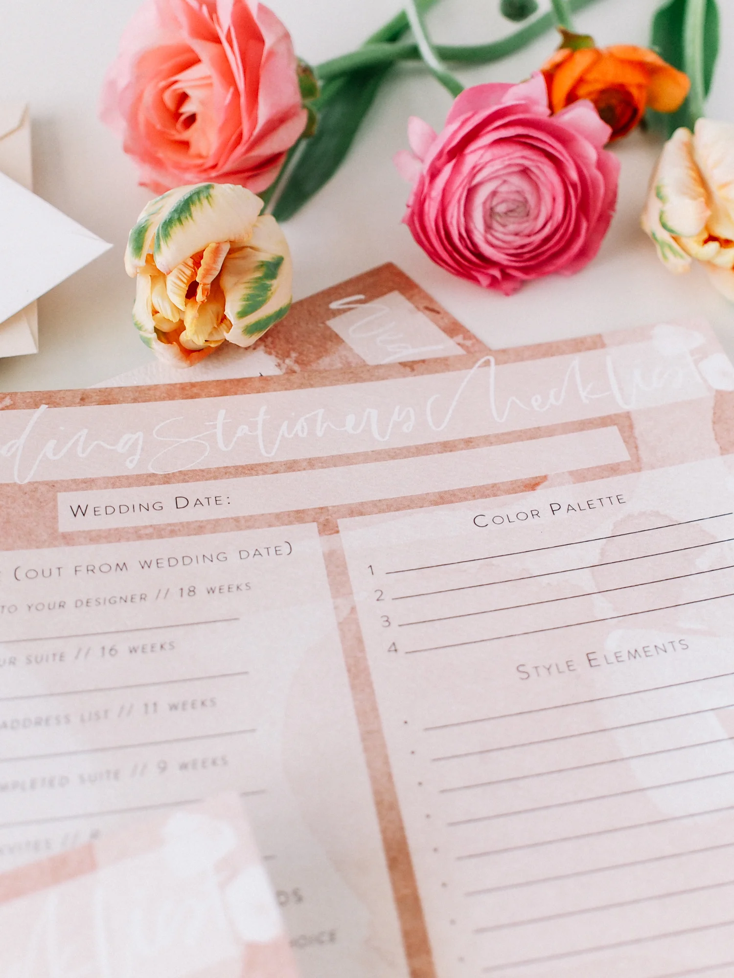 Wedding Stationery Checklist for the Newly Engaged — Lauren Saylor ...